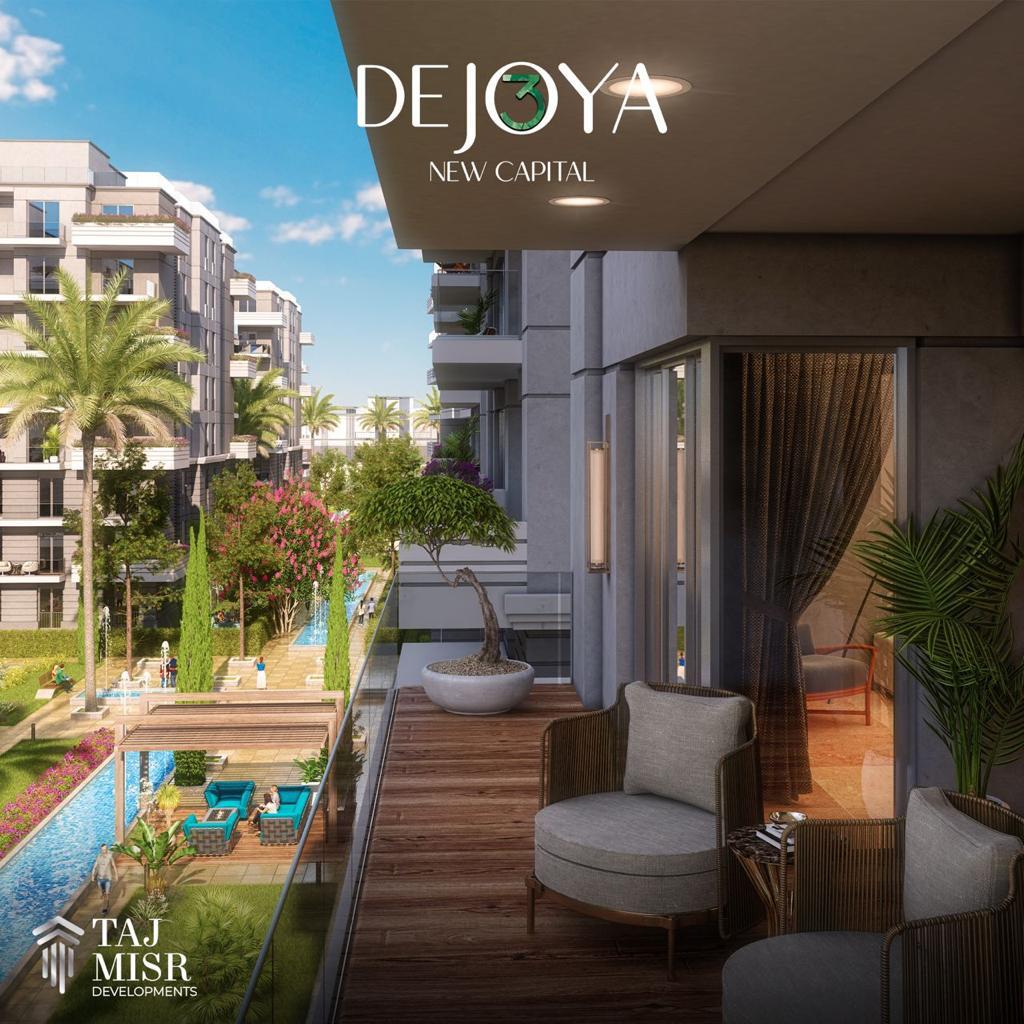 Own your apartment in De Joya Compound 3 with an area starting from 180 m²