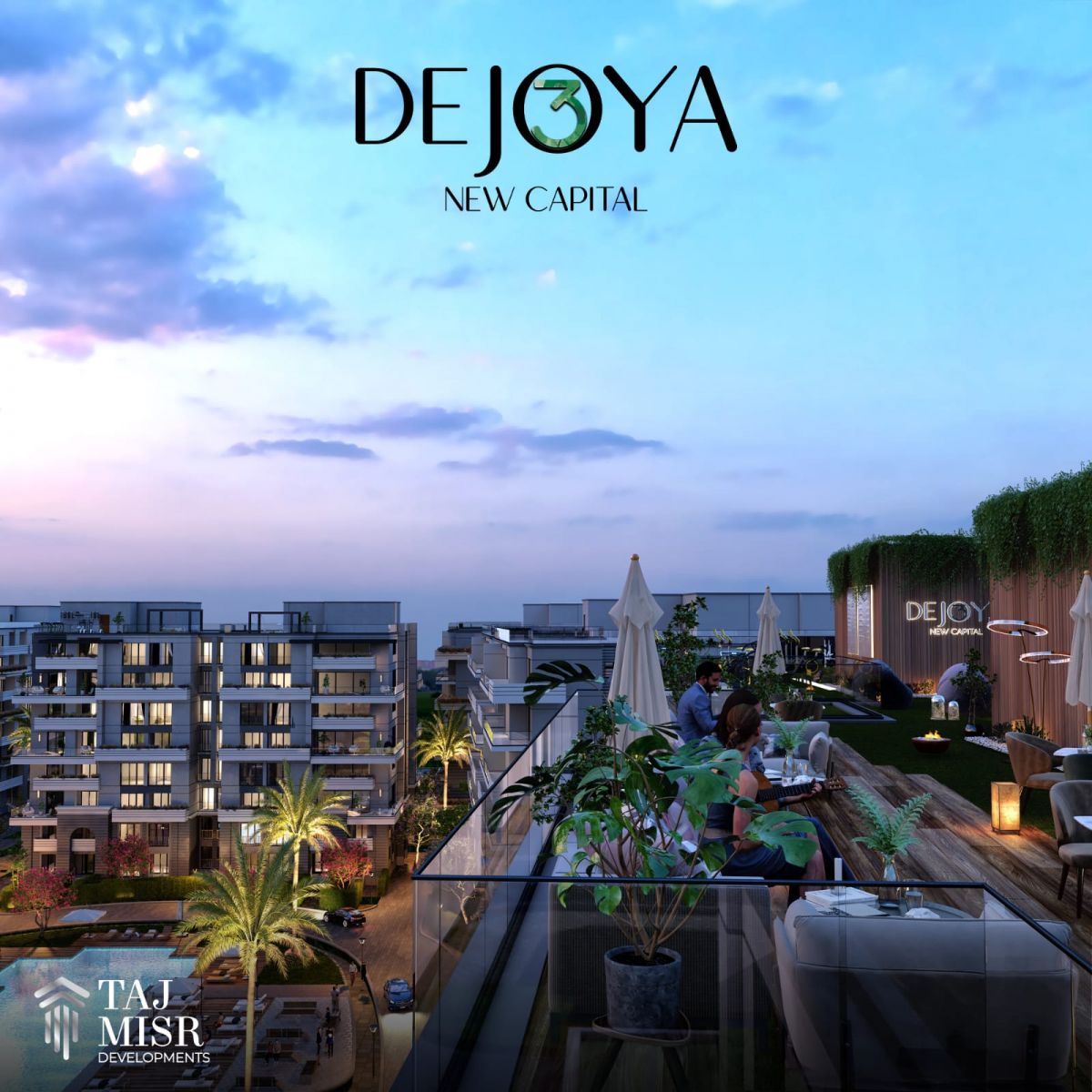 I live in De Joya 3 New Caoital duplexes with space of 292 m²