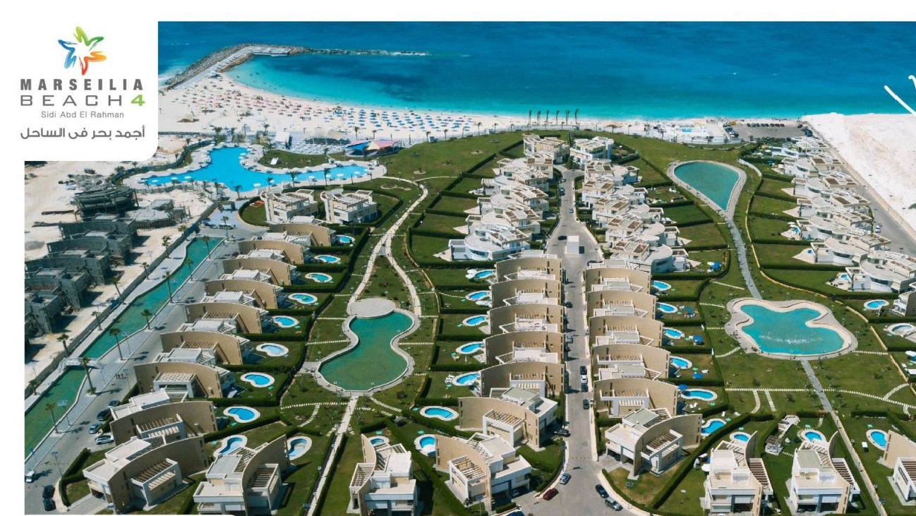 Own a chalet inside Marseilia Beach Resort, down payment 10%