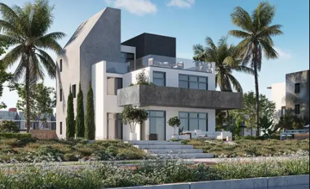 Below market price villa 484m for sale in Verde Villas Sheikh Zayed project