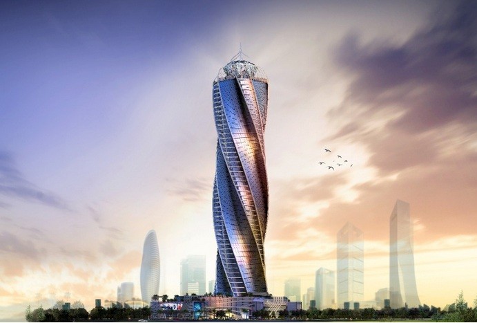 Hurry up to buy a 63 m² store in Capital Diamond Twisted Tower Mall
