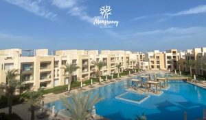 For lovers of sophistication, a chalet for sale in Mangroovy Resort with an area of 130 m in El Gouna