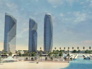 Apartment area of 120 m, first floor, down payment 5% in North Edge Towers El Alamein