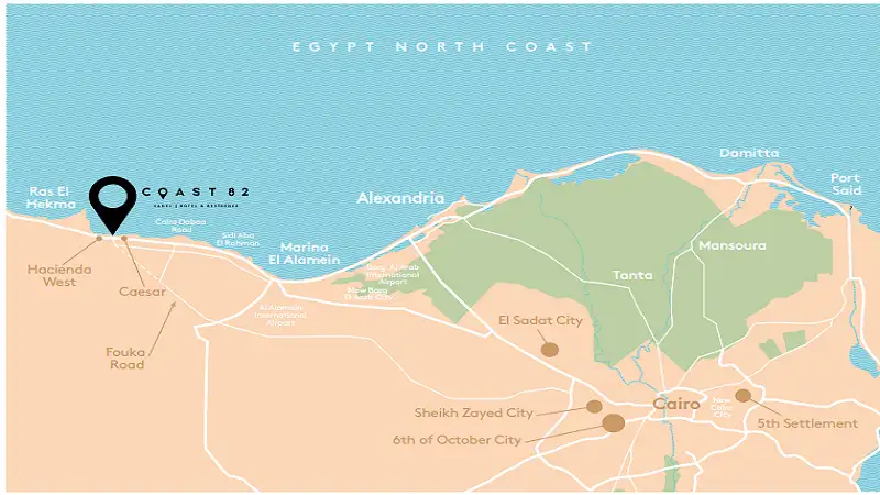 Units with an area of 310 meters for reservation in Coast 82 North Coast