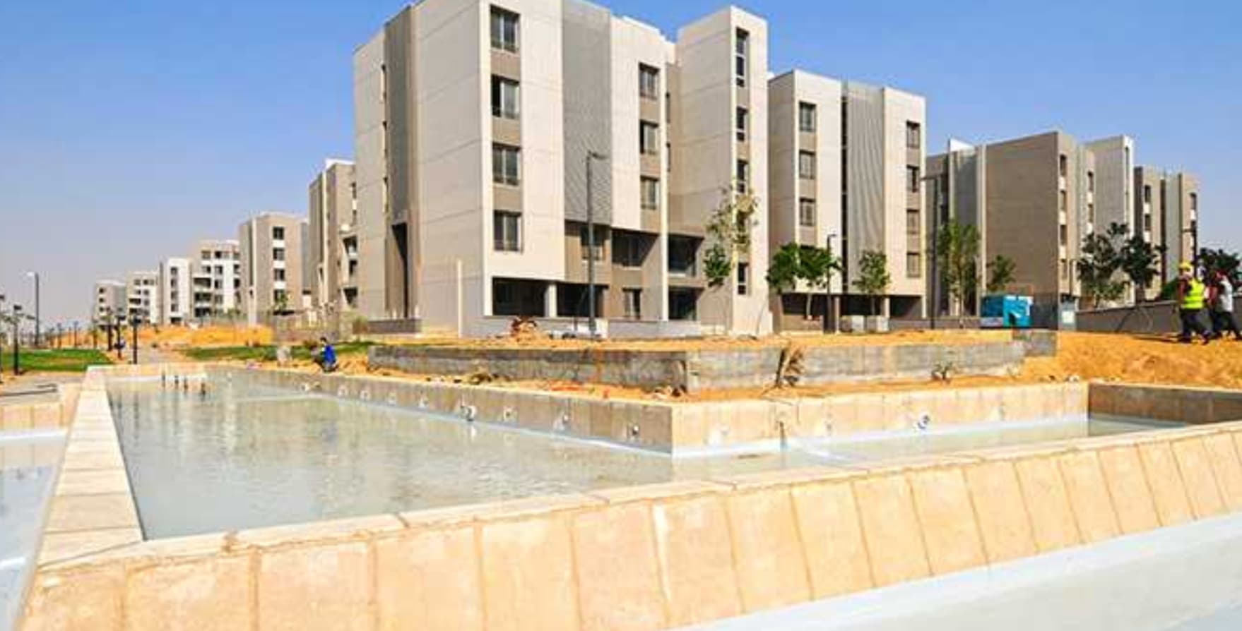 In New Cairo, book your apartment in Village Gardens with an area of 182 m²