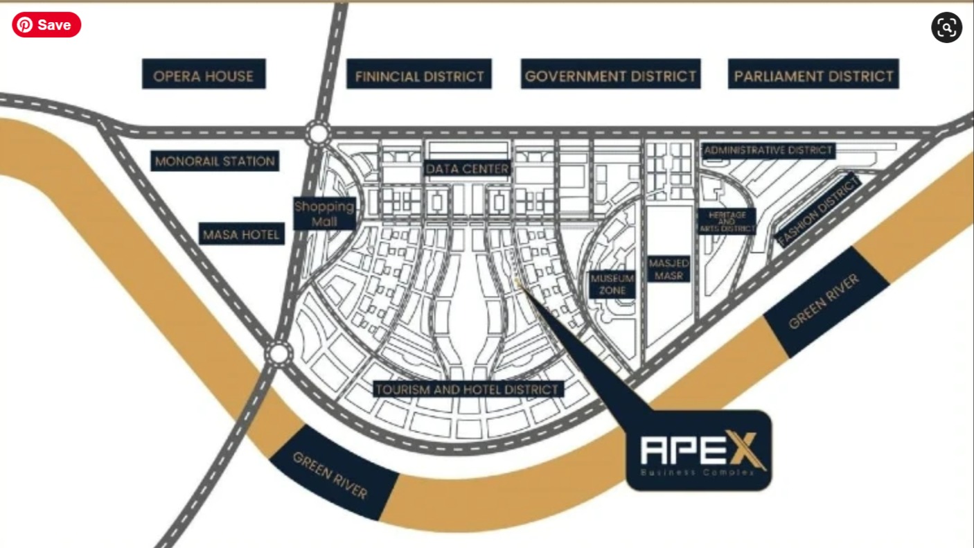 مول ابكس بيزنس كومبلكس العاصمة الإدارية الجديدة لوزان – Apex Business Complex New Capital