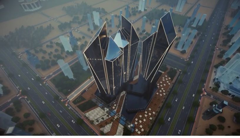 Obsidier Tower New Capital Mall Dubai Development