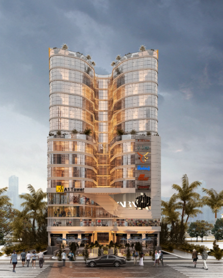 وحدات تجارية للبيع في ايه وان تاور العاصمة الجديدة 70 متر