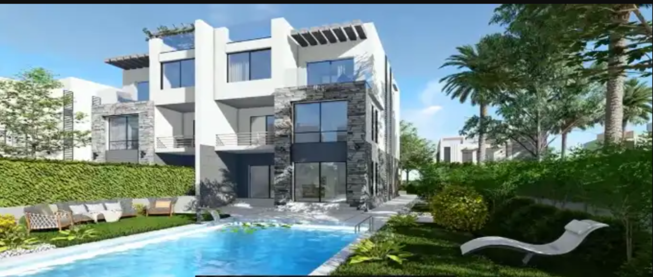 In installments buy a villa in Marina Heights compound with an area of ​​500 meters
