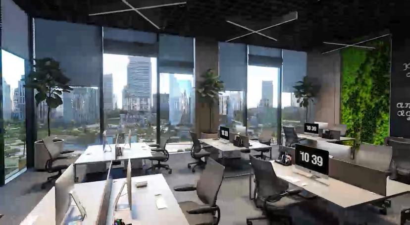 Own an office in 88 Hub Mall Administrative Capital with an area starting from 50 m²