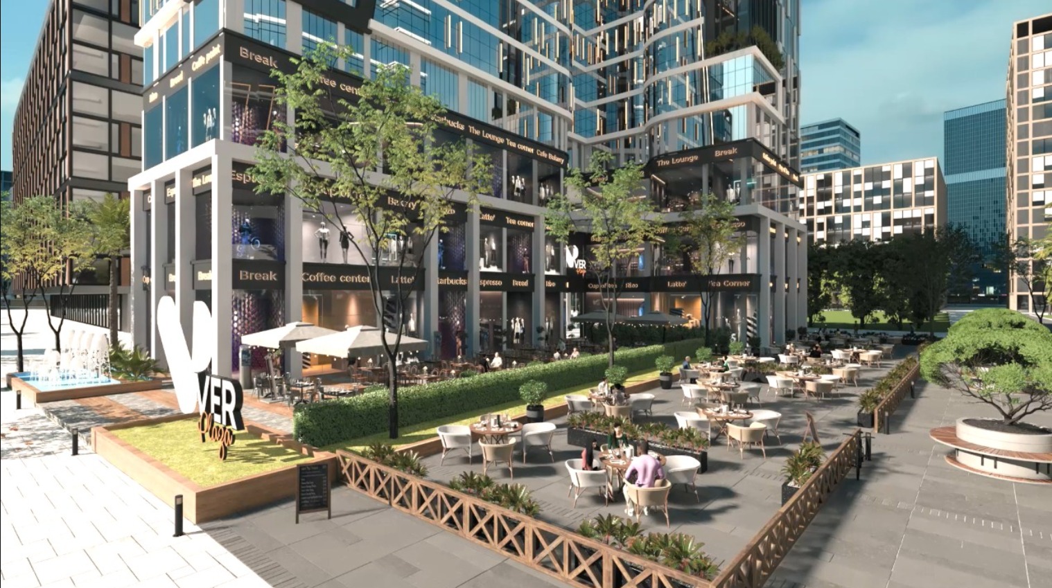 مكتبك بمساحة 90 متر في مشروع فير بلازا