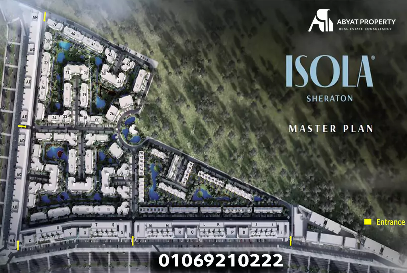 Units with an area of 270m² for reservation in Isola Sheraton Compound