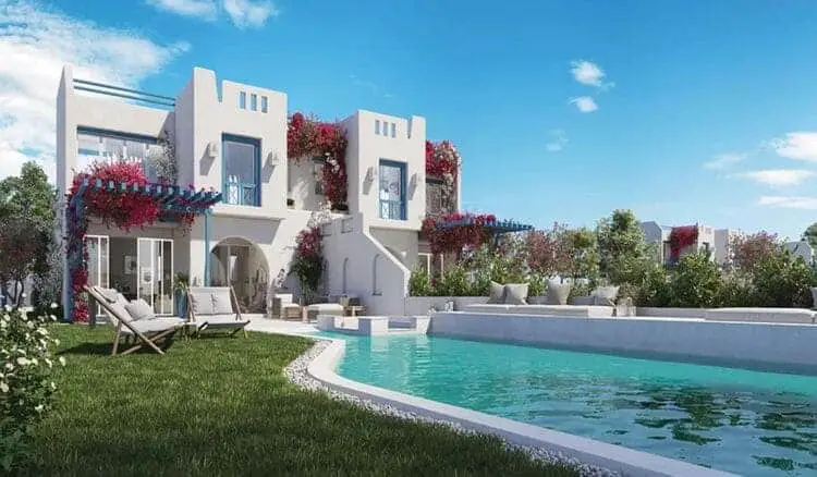 Receive your chalet in Rhodes Island Resort with an area of 95 m