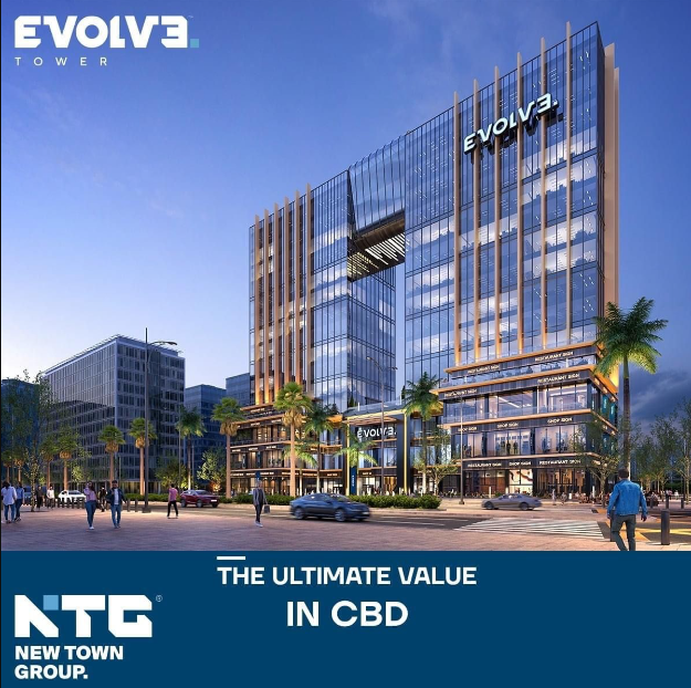 مكتب لقطة للبيع 40 م في مول ايفولف تاور العاصمة الإدارية بسعر خيالي