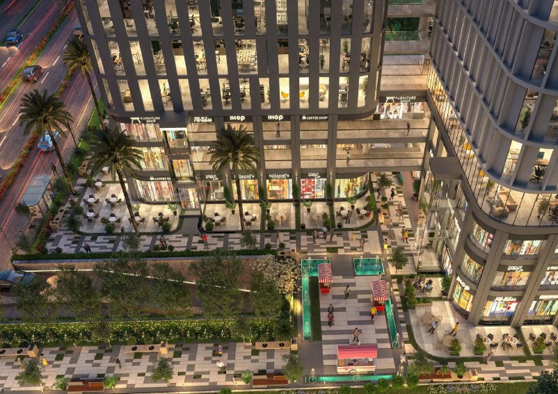 وحدات بمساحة 50 متر للحجز في مول ذا فورت تاور