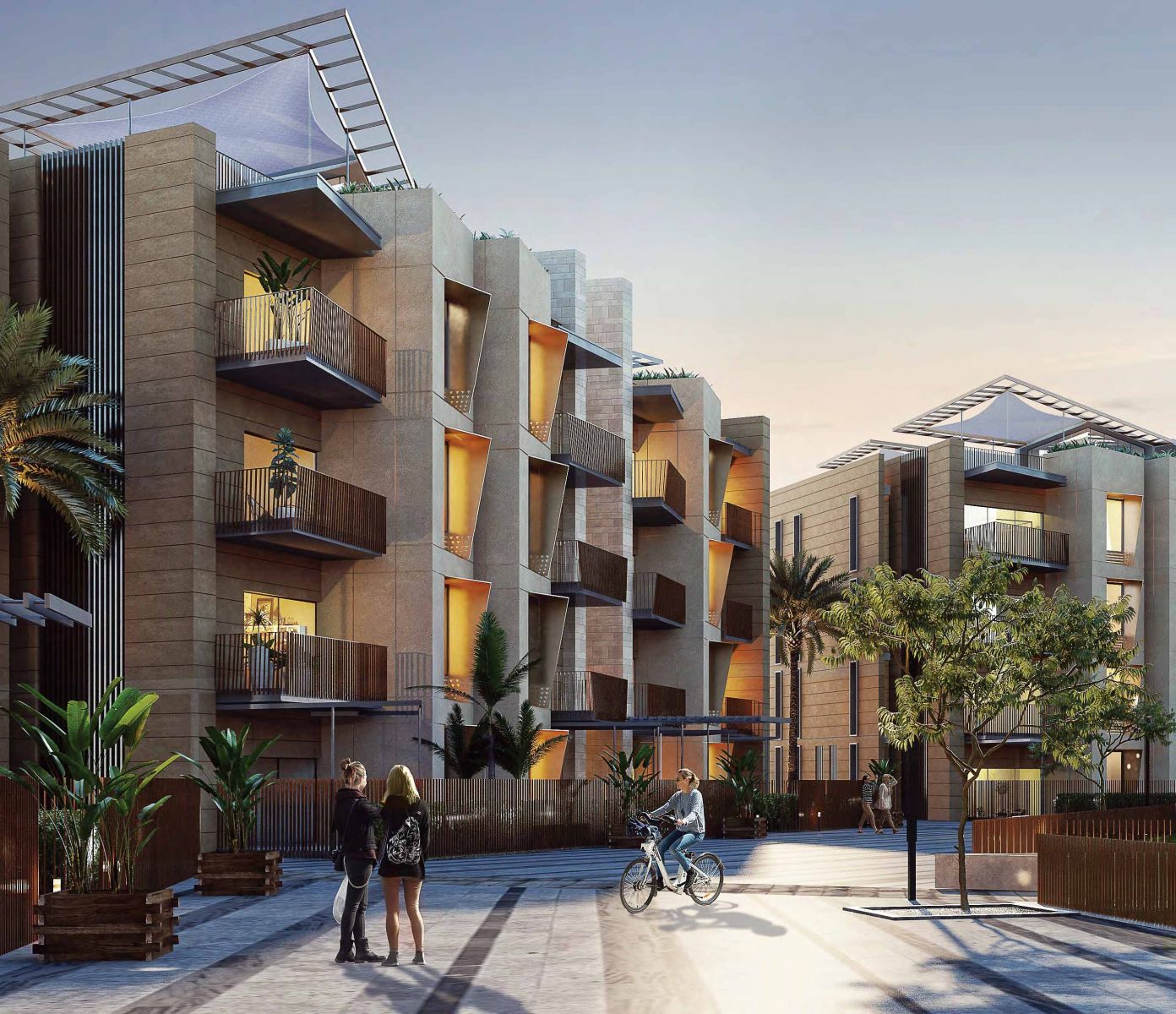 أسكن في كمبوند 205 الشيخ زايد من أركان بالم