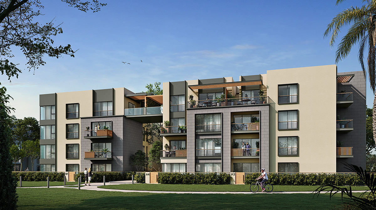 لمحبى الرقي شقه للبيع في مشروع جاردن ليكس بمساحة 170 متر