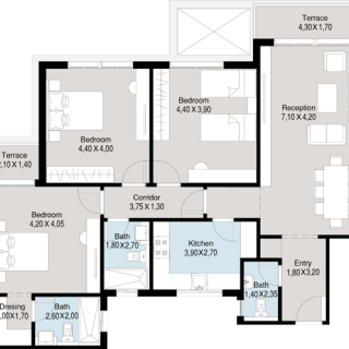 Blue Tree New Cairo Sky AD