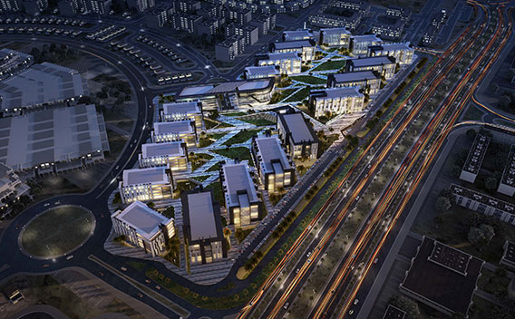 بيزنس ديستركت القاهرة الجديدة هايد بارك – Business District Mall
