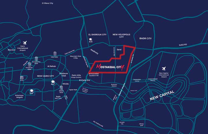 كمبوند نيوم المستقبل سيتي المطورون العرب – Nyoum Mostakbal City Compound