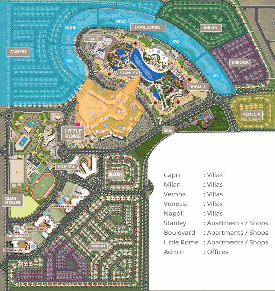 كومباوند نيوم اكتوبر المطورون العرب – Nyoum Pyramids Compound