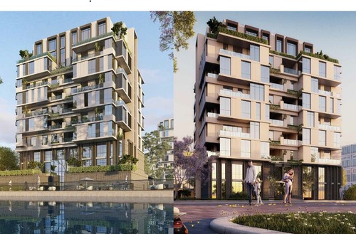 كمبوند كانال ووك أيلاند الشيخ زايد أركان بالم العقارية – Canal Walk Island Compound