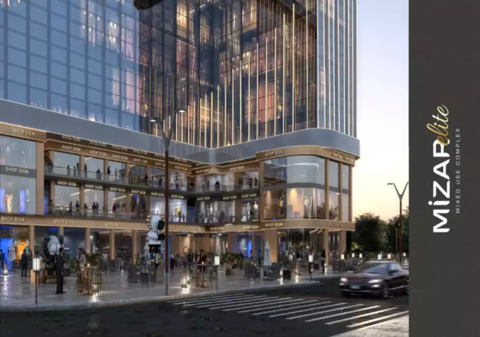 مول ميزار ايليت العاصمة الإدارية الجديدة زودياك العقارية – Mizar Elite Mall New Capital