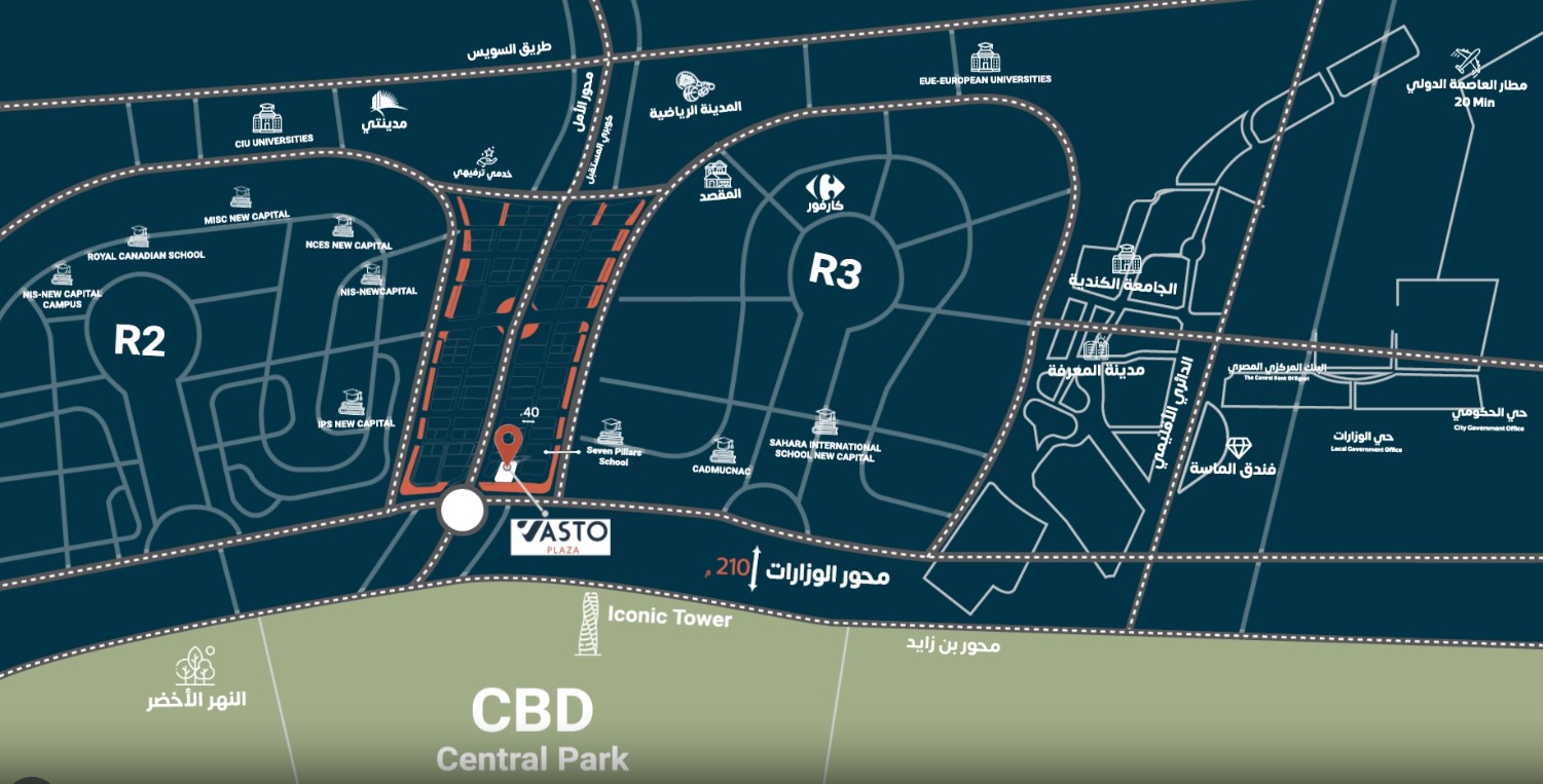 Vasto Plaza Mall New Capital CLD Development