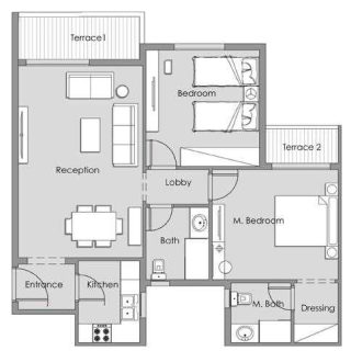 Lugar New Zayed Compound Gates Development