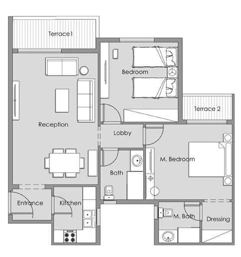 Lugar New Zayed Compound Gates Development