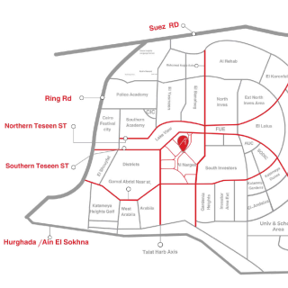 Ai Angle City New Cairo Mall Jiwa Developments