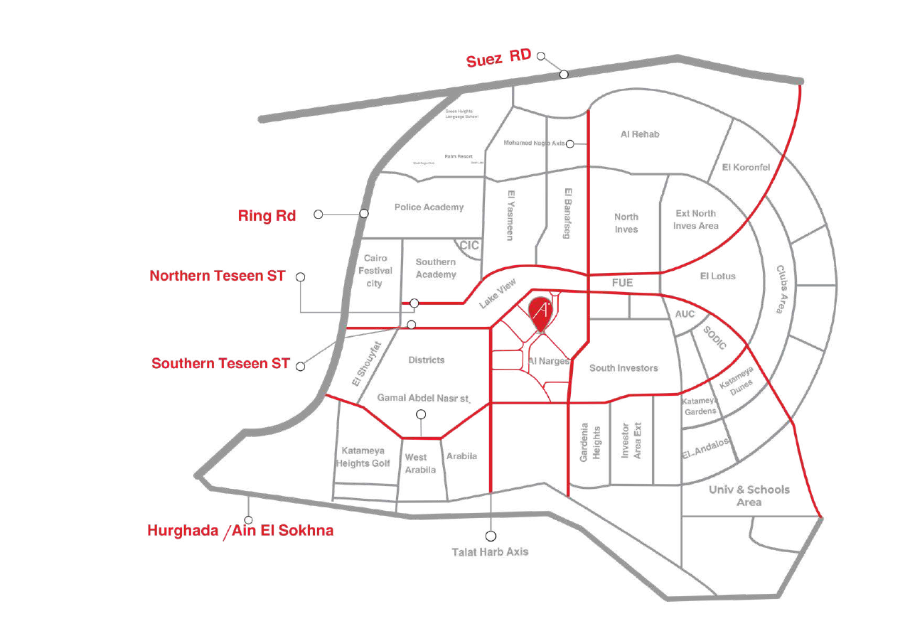 Ai Angle City New Cairo Mall Jiwa Developments