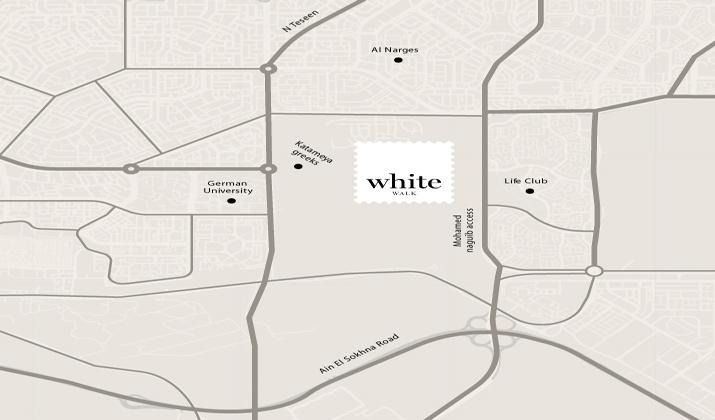 مول وايت ووك القاهرة الجديدة أب وايد للتطوير العقاري – White Walk New Cairo Mall