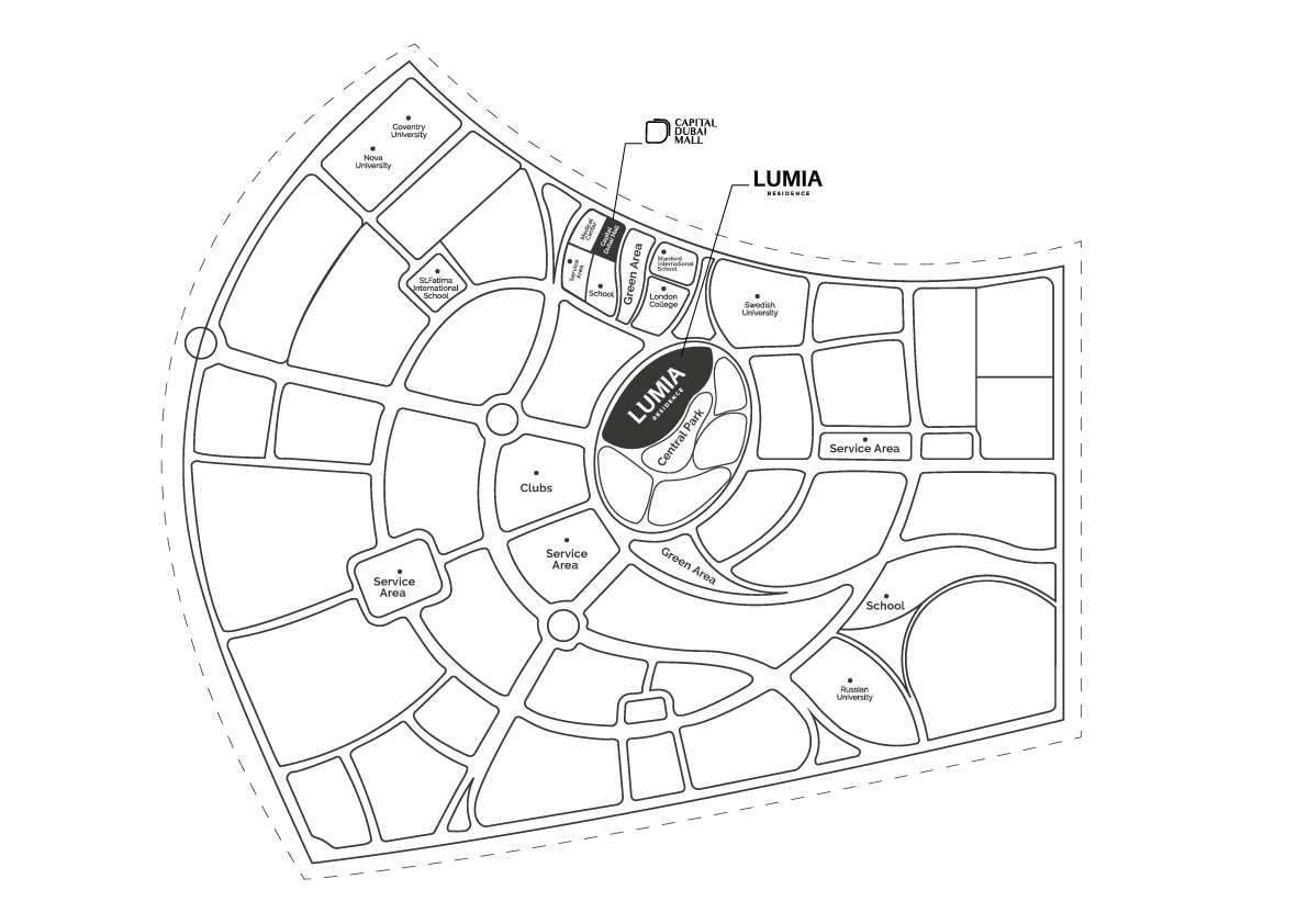 كمبوند لوميا ريزيدنس العاصمة الإدارية الجديدة دبي العقارية – Lumia Residence New Capital Compound