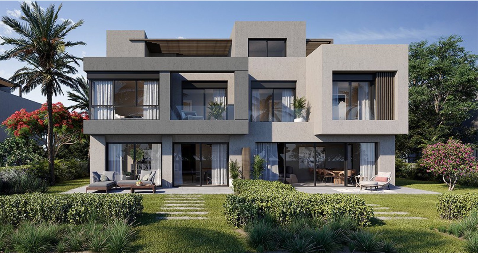 the valleys compound Mostakbal City Hassan Allam