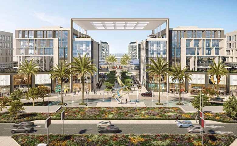 147m store for sale in Central Mall Fifth Settlement project at imaginary price