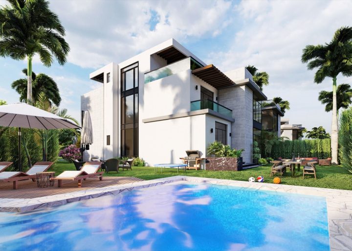 360 meter villa for sale in a prime location inside Genista Sheikh Zayed Compound