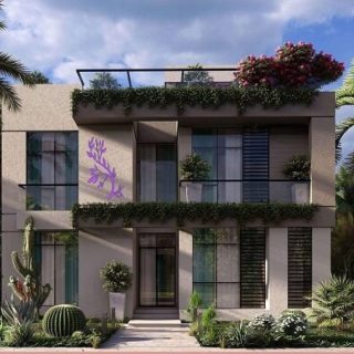 Twin House in Saada New Cairo Compound for sale with facilities up to 8 years