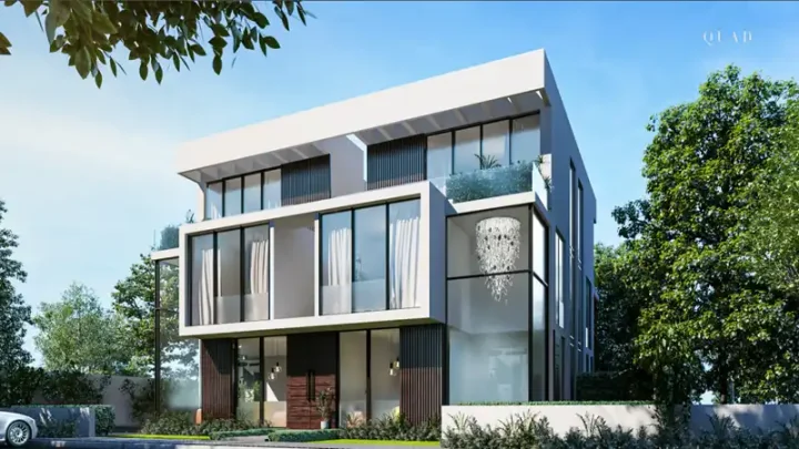 Best villa for sale in The Crest Fifth Settlement compound with an area of 260m