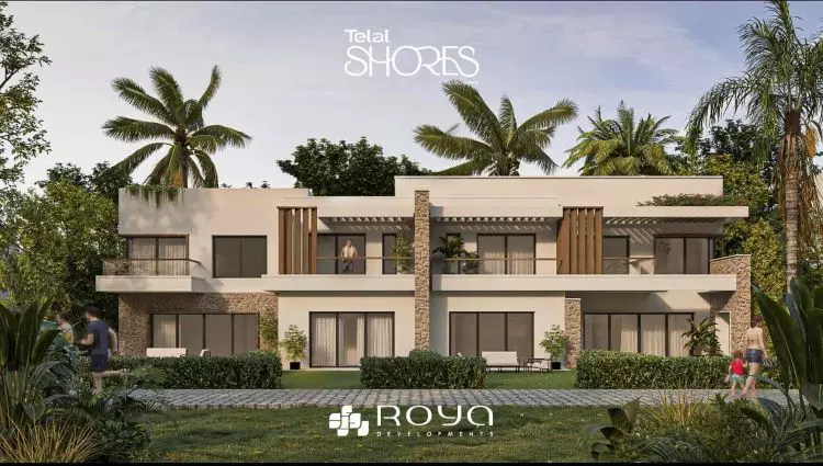 للبيع بقرية تلال شورز شاليه بمساحة 80 متر بسعر لقطه جداا