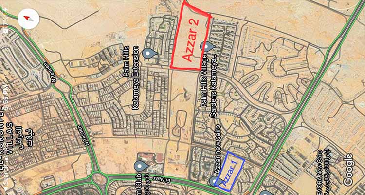 Live in Azzar 2 Fifth Settlement compound Townhouse 228 meter