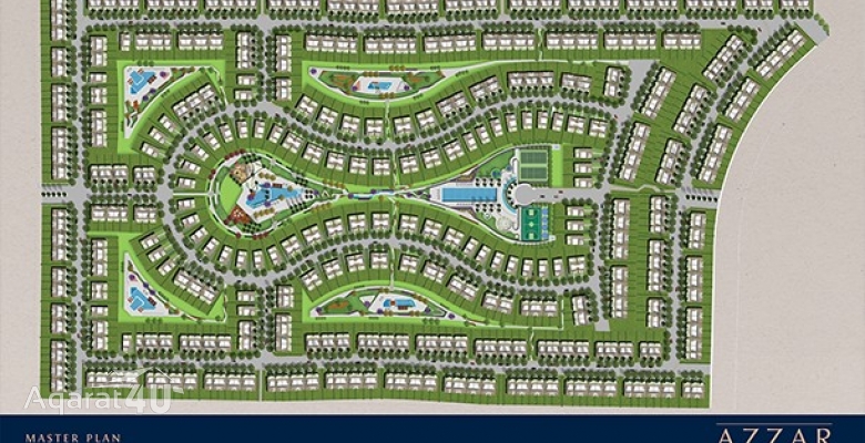 Live in Azzar 2 Fifth Settlement compound Townhouse 228 meter