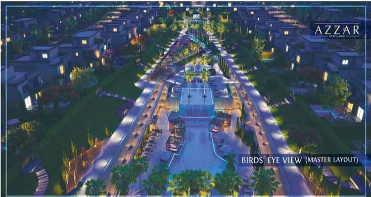 Live in Azzar 2 Fifth Settlement compound Townhouse 228 meter