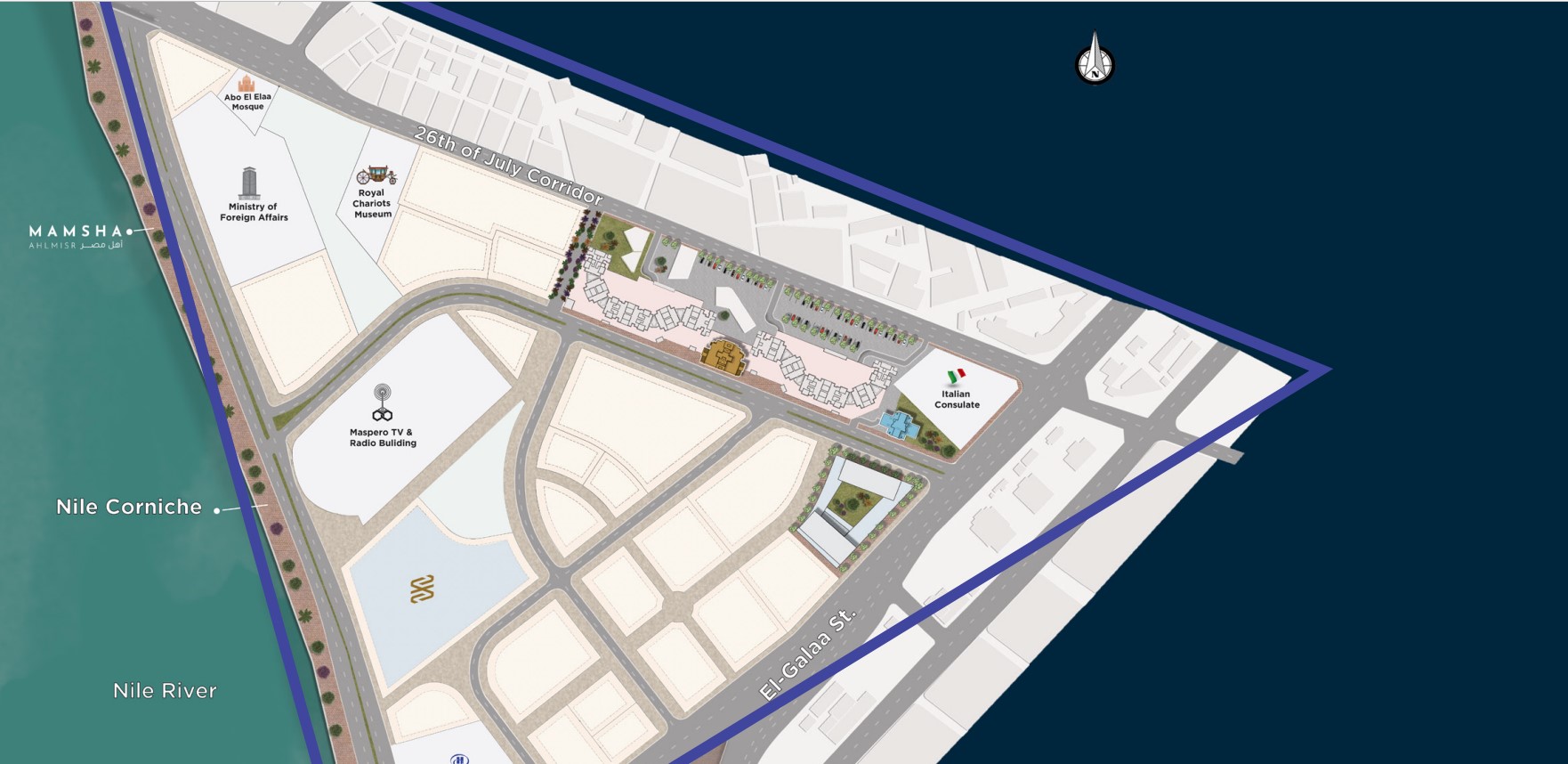 مشروع ماسبيرو بيزنس تاور سيتي إيدج – Maspero Business Tower