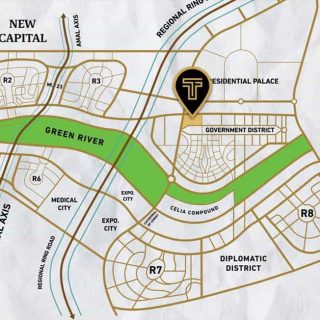 With An Area Of 105 meters Book Your Administrative Unit in Three Square Business Tower