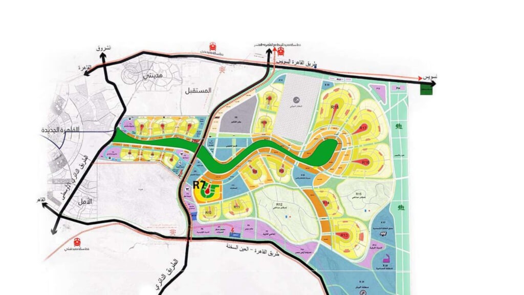 Great opportunity of 216m Apartment with installments over 7 years in Liberty Village New Capital