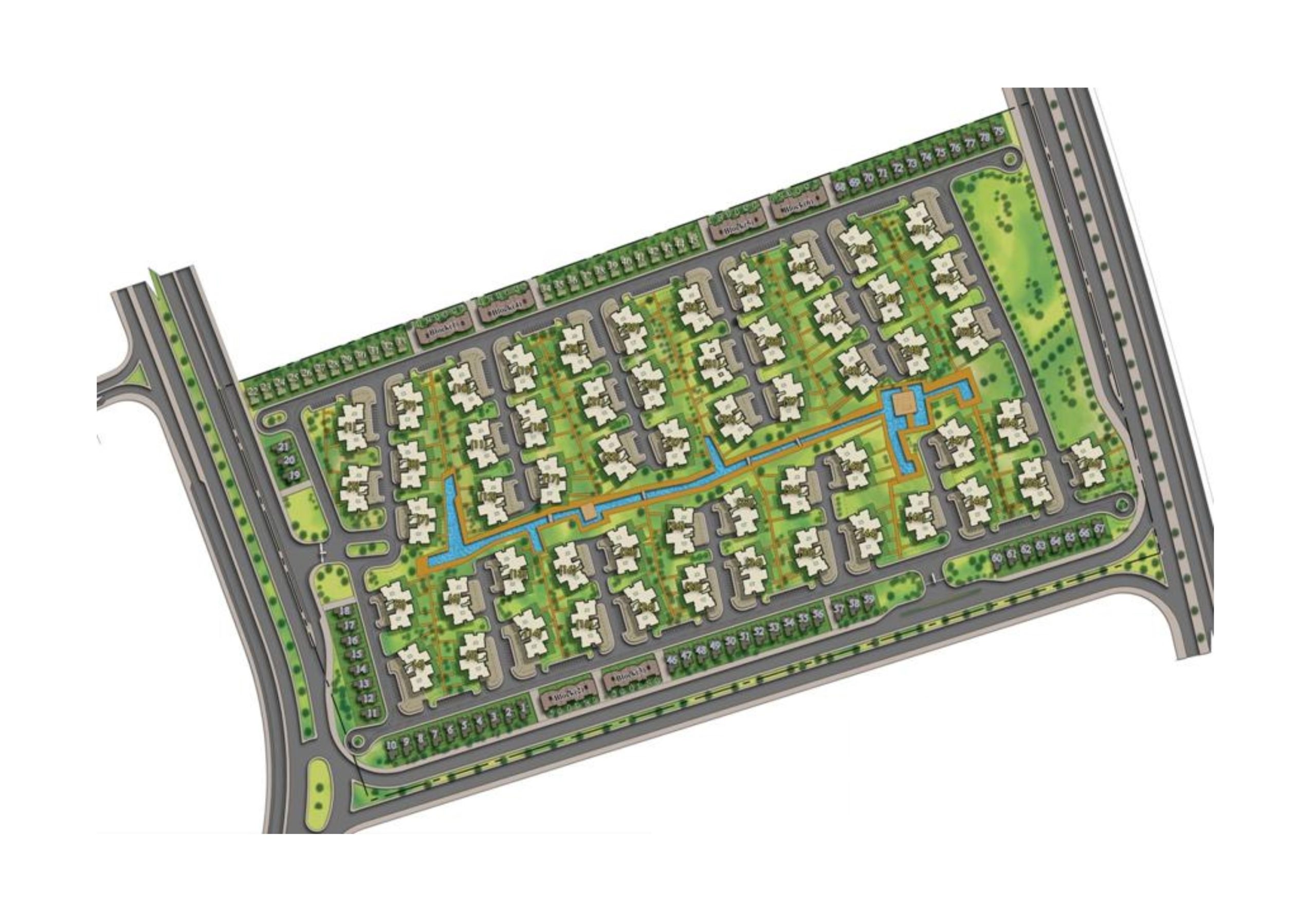 أحصل على شقه في فيلدج جاردنز القطامية بمساحة 196 متر