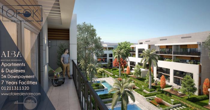 شقة رائعة 154م للبيع في موقع مميز جدا داخل كمبوند البا الشروق