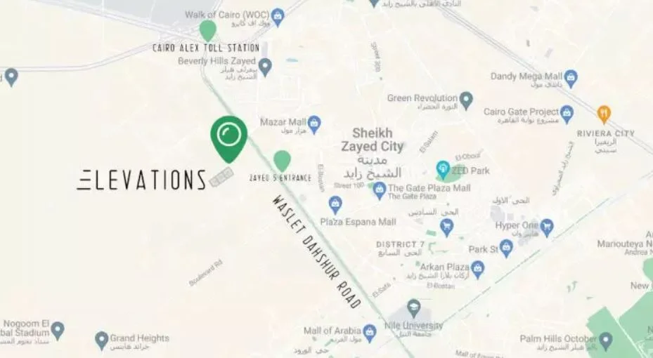 Hurry to buy a townhouse 307m at Elevations compound