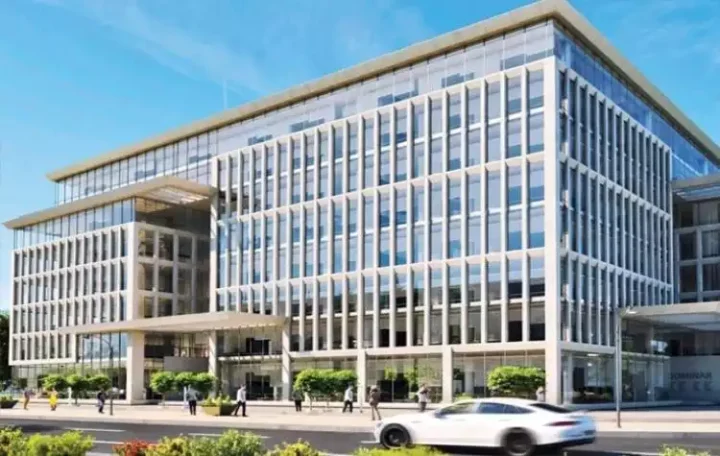 Best office for sale in Three Square Business Tower project New Administrative Capital with an area of 53 meters